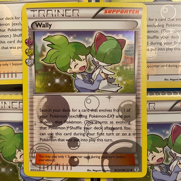 2016 Wally Trainer RC27/RC32 Pokemon Card - Picture 1 of 2